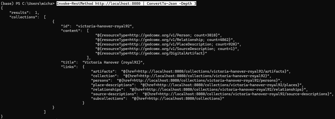 Query the server